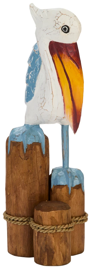 Thumbnail 1: Fancy That 20" Wooden Pelican Figurine 