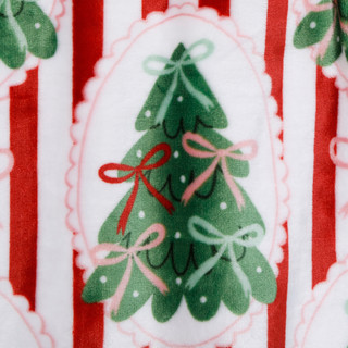 Thumbnail 2: Nordic Lights 60x70 Christmas Tree Plush Throw 