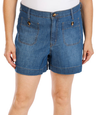 Thumbnail 1: Nanette Lepore Women's Plus High-Rise Airy Denim Short  