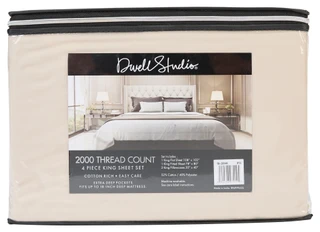 Thumbnail 2: DWELL STUDIO Queen Size 4 Pc Sheet Set 