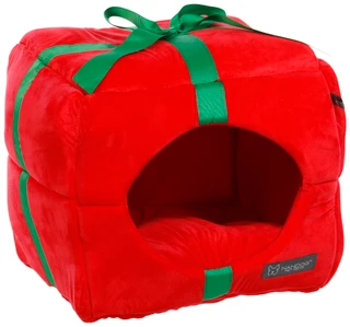 Thumbnail 1: NanDog 13 in Christmas Gift Box Pet Bed 