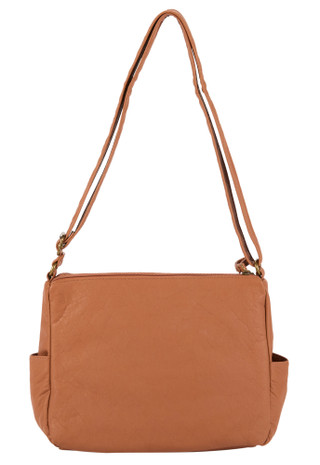Thumbnail 3: Bueno Vintage Front Zip Satchel Shoulder Bag 