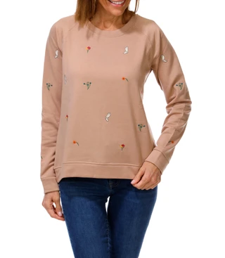 Thumbnail 1: Philosophy Women's Long Sleeve Embroidered Cowboy Sweatshirt 