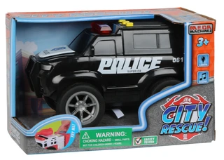 Thumbnail 1: Brooklyn Lollipop City Rescue Police Toy Car w/ Sounds and Lights  