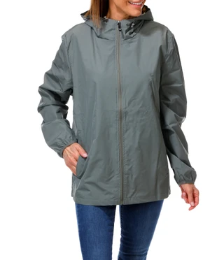 Thumbnail 1: Big Chill Women's Plus Full Zip Rain Jacket 