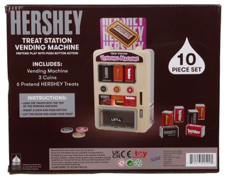 Thumbnail 2: Hershey 10 Pc Hershey Treat Station Vending Machine Toy Set  