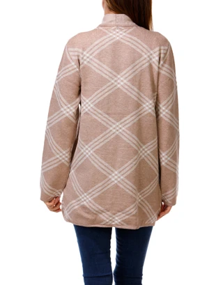 Thumbnail 2: Kathy Ireland Women's Open Front Long Sleeve Cardigan 