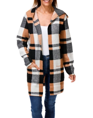 Thumbnail 1: Love Scarlett Women's Hooded Pocket Coat 