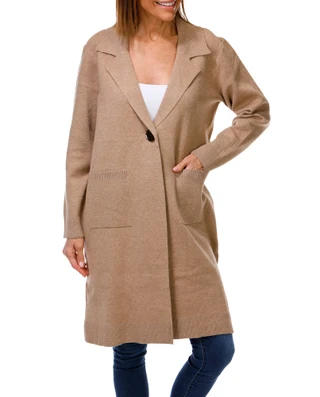 Thumbnail 1: Kathy Ireland Women's Long Sleeve Sweater Cardigan 