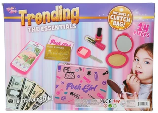 Thumbnail 2: Brooklyn Lollipop 14 Pc Glam Kidz Trending Essentials Makeup & Shopping Set 