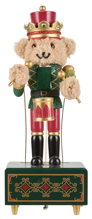 Thumbnail 1: Magical Season 12 in Sparkly Christmas Musical Bear Nutcracker Accent 
