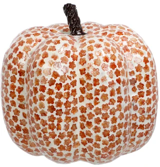 Thumbnail 1: Autumn Gatherings 12 In Capiz Pumpkin Harvest Decor  