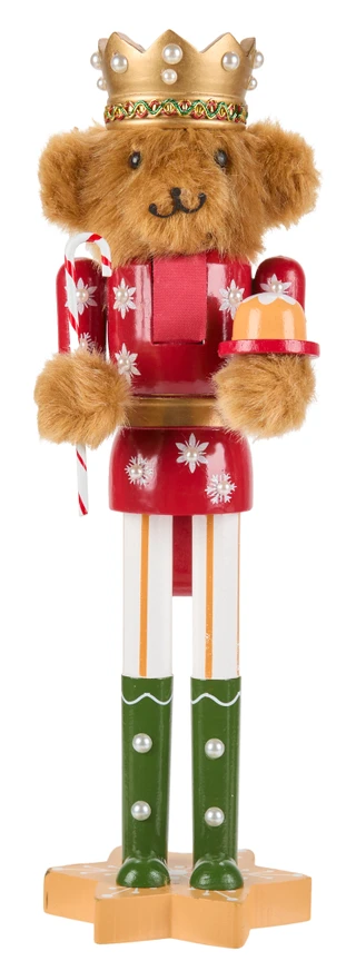 Thumbnail 1: Magical Season 14 in Christmas Gingerbread Bear Nutcracker Accent 
