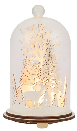 Thumbnail 2: Magical Season 8 in Christmas Tree & Deer Cloche Accent 