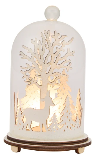 Thumbnail 1: Magical Season 8 in Christmas Tree & Deer Cloche Accent 