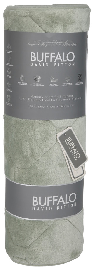 Thumbnail 1: Buffalo 22x60 Memory Foam Bath Runner 