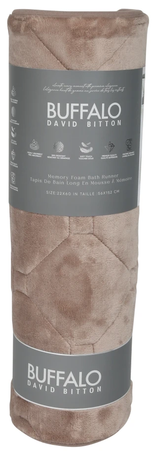 Thumbnail 1: Buffalo 22x60 Lux Tile Memory Foam Bath Runner 