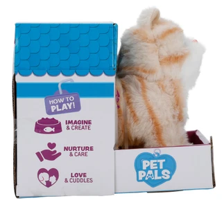 Thumbnail 2: Code Red Novelties Pet Pals Walk & Squeak Kitty Toy 
