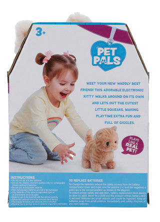 Thumbnail 3: Code Red Novelties Pet Pals Walk & Squeak Kitty Toy 