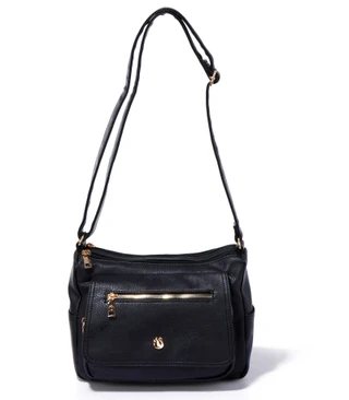 Thumbnail 1: Gloria Vanderbilt Multi Compartment Shoulder Bag with Flap Pocket Front 
