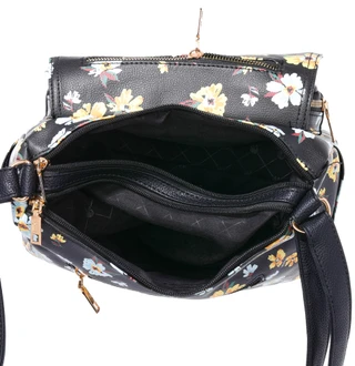 Thumbnail 3: Gloria Vanderbilt Multi Compartment Shoulder Bag with Flap Pocket Front 