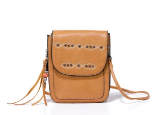 Thumbnail 1: Sam & Hadley Western Embroidered & Studded Crossbody with Charm 