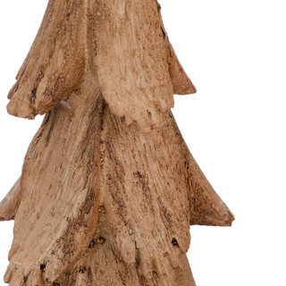 Thumbnail 2: 15 in Woodgrain Christmas Tree Accent 