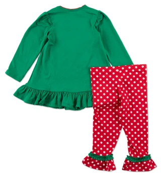 Thumbnail 2: Bonnie Jean Toddler Girls 2 Pc Christmas Pants Set 