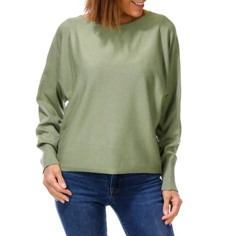 Thumbnail 1: Cyrus Women's Cropped Dolman Sleeve Sweater 