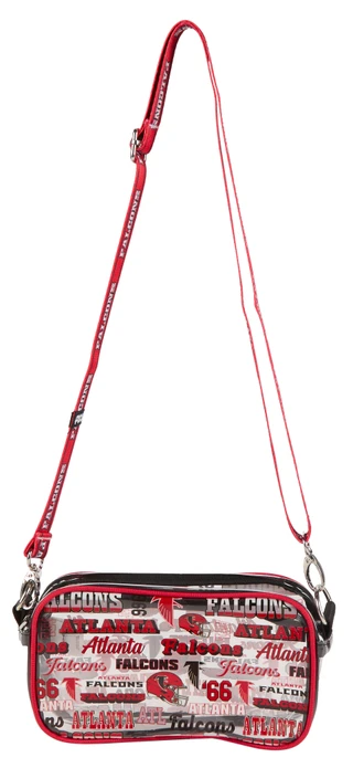 Thumbnail 1: Foco Atlanta Falcons Printed Clear Camera Bag 