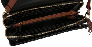 Thumbnail 2: ADRIENNE VITTADINI Boho Wallet-On-A-String with Flap Buckle, Tassel & Strap 