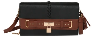 Thumbnail 1: ADRIENNE VITTADINI Boho Wallet-On-A-String with Flap Buckle, Tassel & Strap 