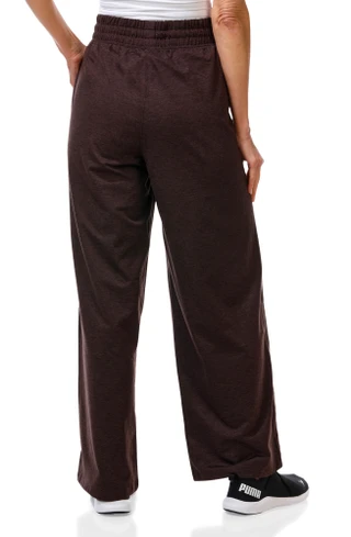 Thumbnail 2: Yogalicious Women's Cationic Jersey Wide Leg Lounge Pants 