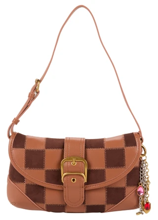 Thumbnail 1: Madden Girl Charm Patchwork Shoulder Bag 