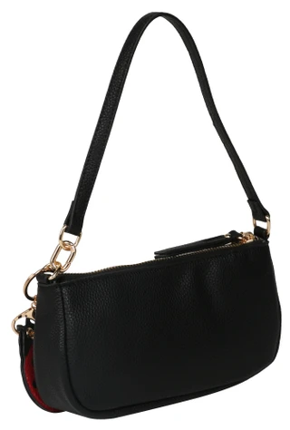 Thumbnail 3: Nanette Lepore Frannie Baguette Pebble Grain Wristlet with Ladybug Charm 