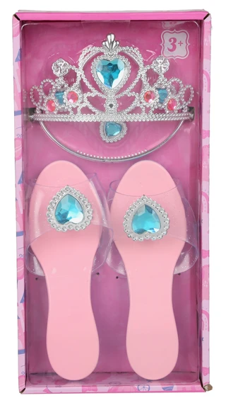Thumbnail 1: Sparkle Stars Princess Shoes And Tiara Set w/ Earrings Ring & Bracelet 