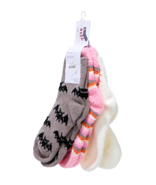 Thumbnail 2: Hallmark Women's 3 Pk Halloween Themed Cozy Socks 