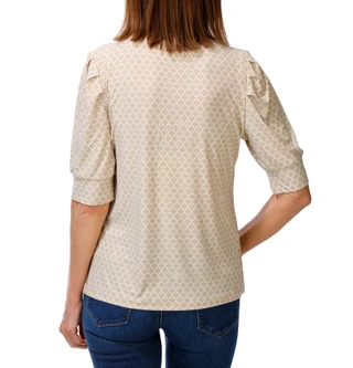 Thumbnail 3: Tommy Hilfiger Women's Short Sleeve Geo Print Top 