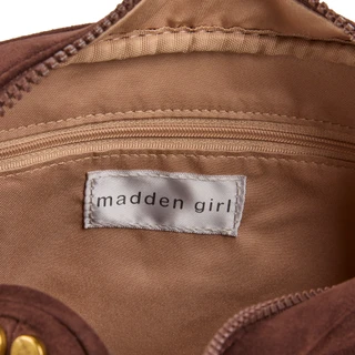 Thumbnail 3: Madden Girl Charm Suede Camera Crossbody Bag 