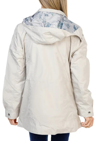 Thumbnail 2: Nicole Miller New York Women's Hooded 2 Pocket Anorak with Zipper & Snaps 