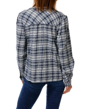Thumbnail 2: Thread & Supply Women's Long Sleeve Plaid Top 