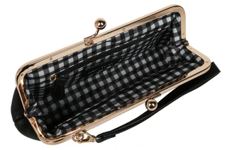 Thumbnail 2: Nanette Lepore Annelie Retro Pebble Grain Kiss Lock Wristlet 
