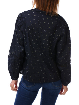 Thumbnail 2: Levi's Women's Floral Lace Trim Blouse 