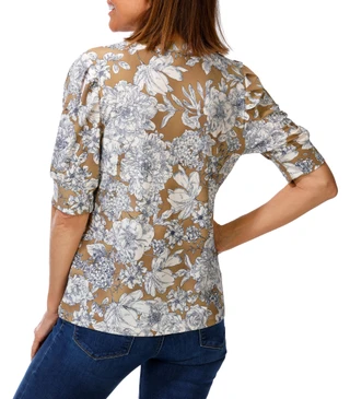 Thumbnail 2: Tommy Hilfiger Women's Short Sleeve Floral Print Top 