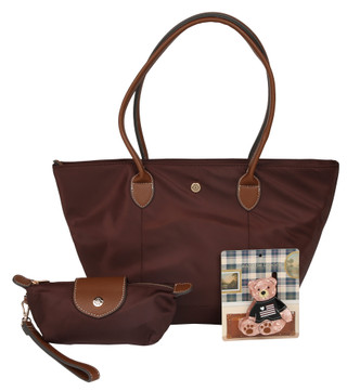 Thumbnail 1: Nanette Lepore 3 Pc Tote, Mini Bag & Hair Claw Set 