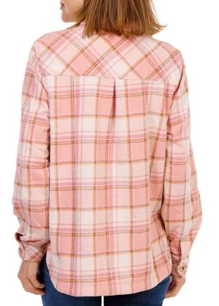 Thumbnail 2: Nanette Lepore Women's Long Sleeve Plaid Button Front Top 