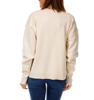 Thumbnail 2: Marled Women's Embroidered Pullover Sweater 