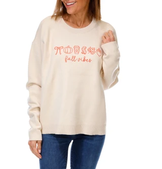 Thumbnail 1: Marled Women's Embroidered Pullover Sweater 