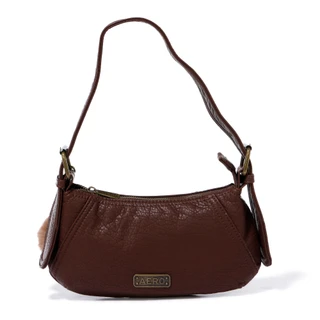 Thumbnail 1: Aeropostale Charli  Soft Short Shoulder Bag w/ Plush Charm 