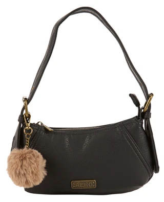 Thumbnail 1: Aeropostale Charli  Soft Short Shoulder Bag w/ Plush Charm 